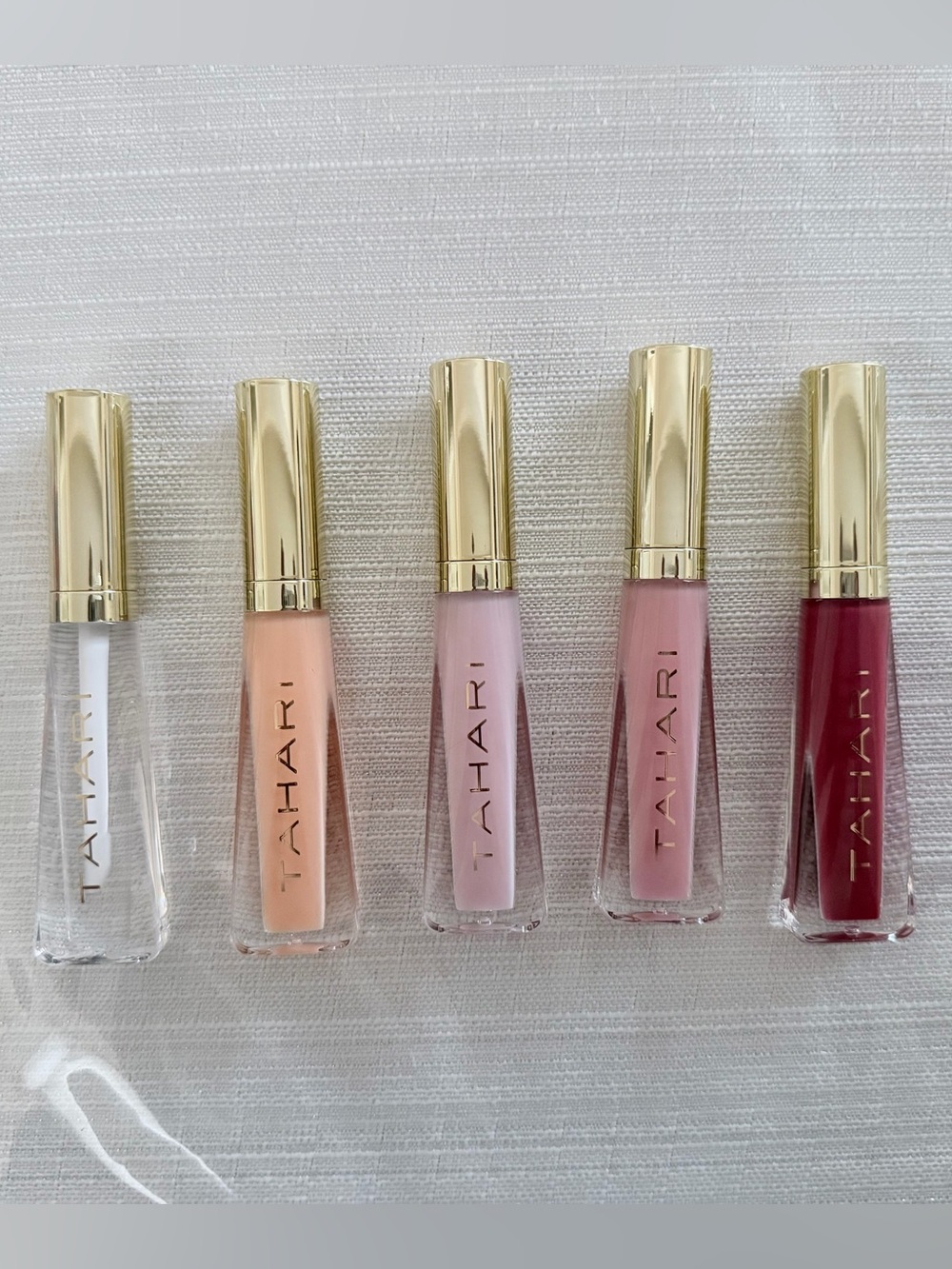Pick One Tahari Lip Gloss - Clear, Peach, Lilac, Dusty Pink, Deep Berry